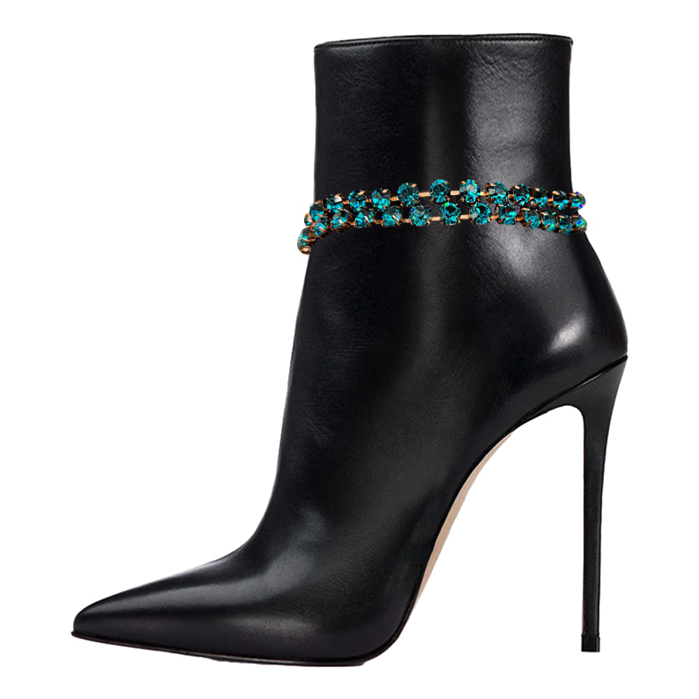 BLUE ZIRCON BOOT / FOOTWEAR CHAINS